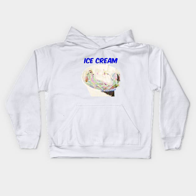 Ice Cream Kids Hoodie by LordSelrahc